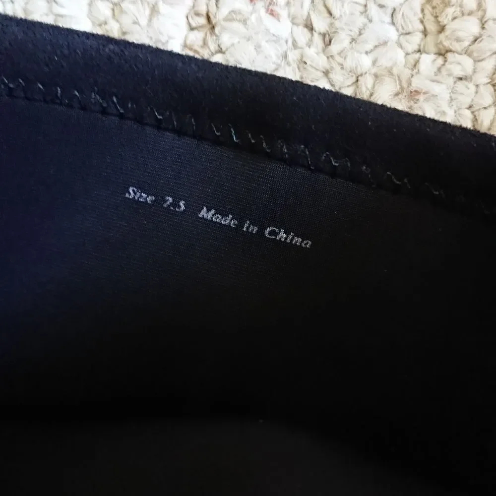Dolce Vita suede over the knee boots in black size 37.5